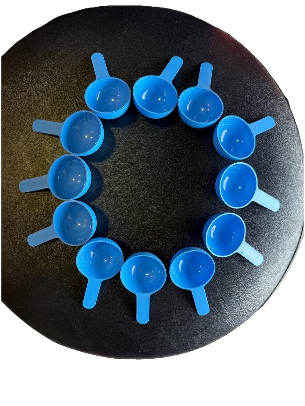 Tablespoons, Short Handle, Plastic, Measures 1 Tbsp or 1 Teaspoon-Set of 12